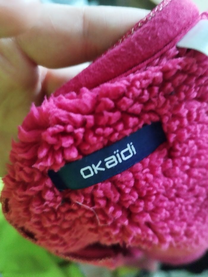 Veste rose framboise taille 4 ans doublée Okaidi - photo numéro 4