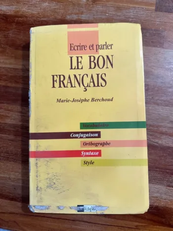 Livre le bon français, écrire et parler