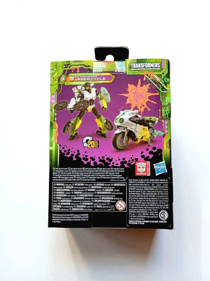 Figurine Transformers Legacy Evolution Laser Cycle G2 Universe Hasbro - photo numéro 2