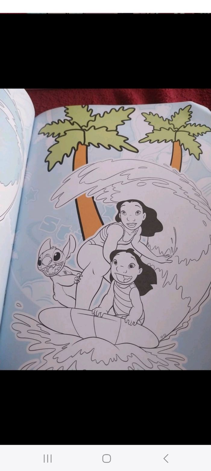 Livre de coloriages stitch et Angel - photo numéro 4
