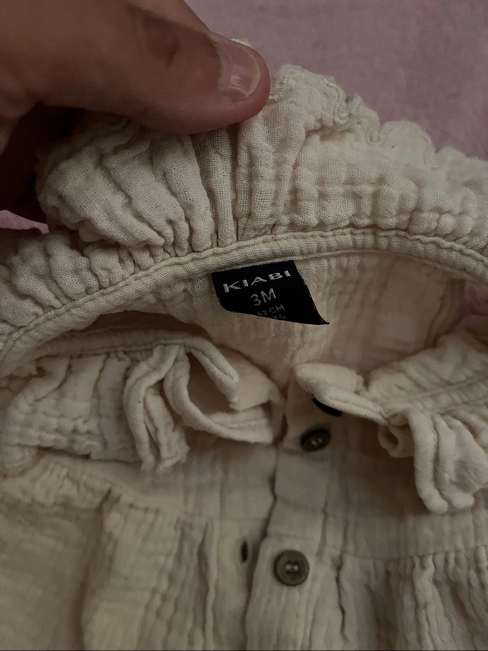 Robe beige 1/3 mois - photo numéro 3