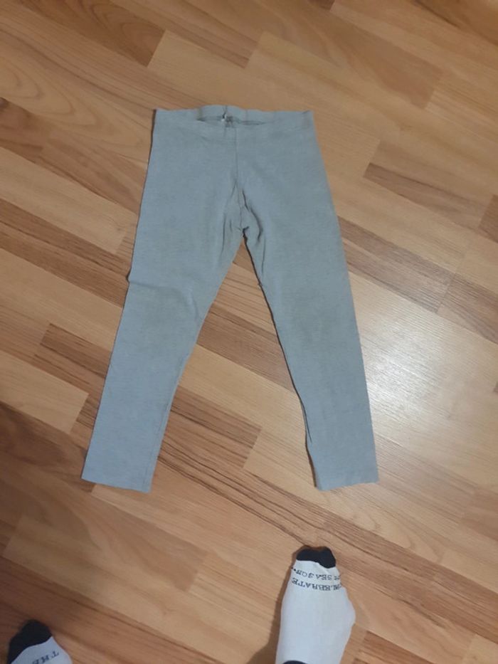 legging gris 4 ans