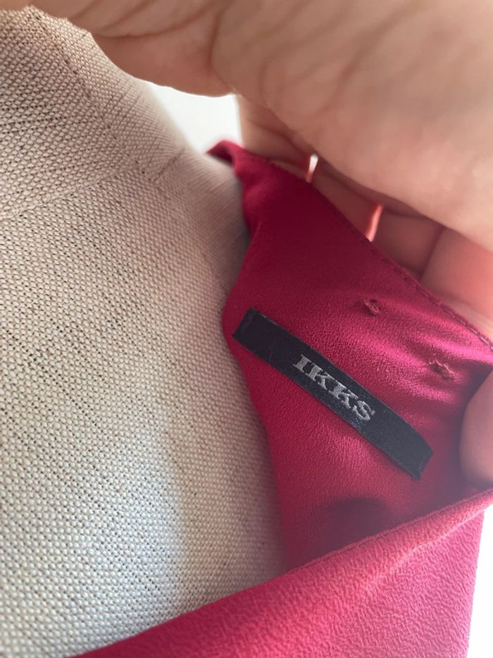 Robe framboise fluide IKKS - photo numéro 7