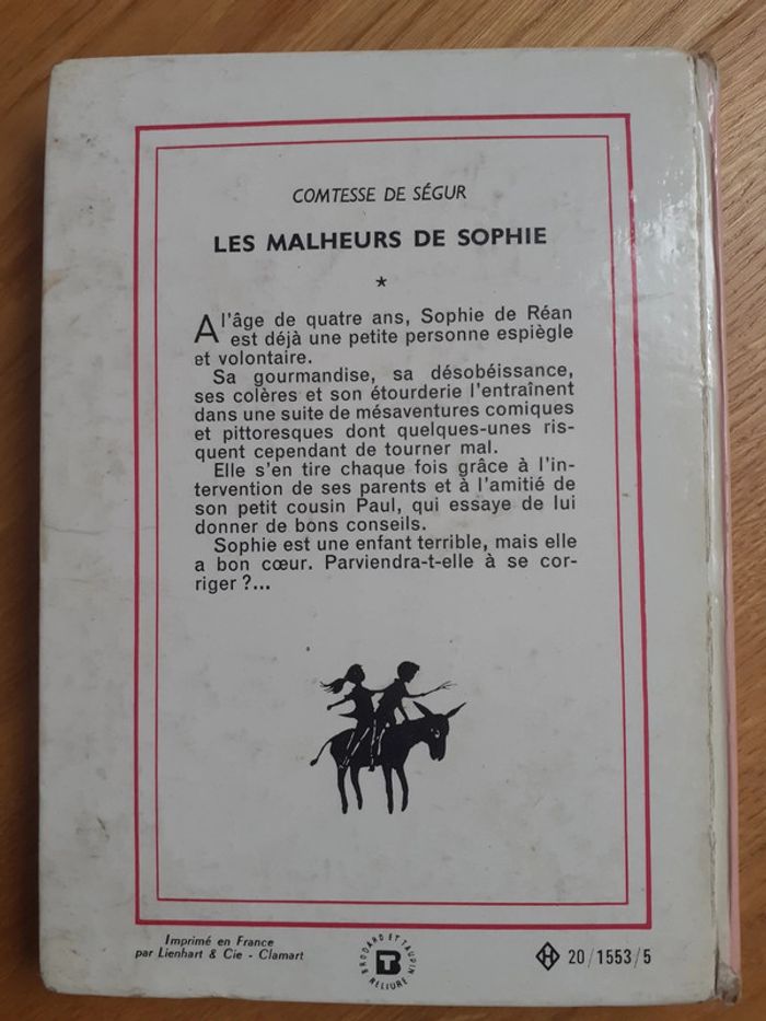 Les malheureusement de Sophie - Comtesse de Segur - photo numéro 2