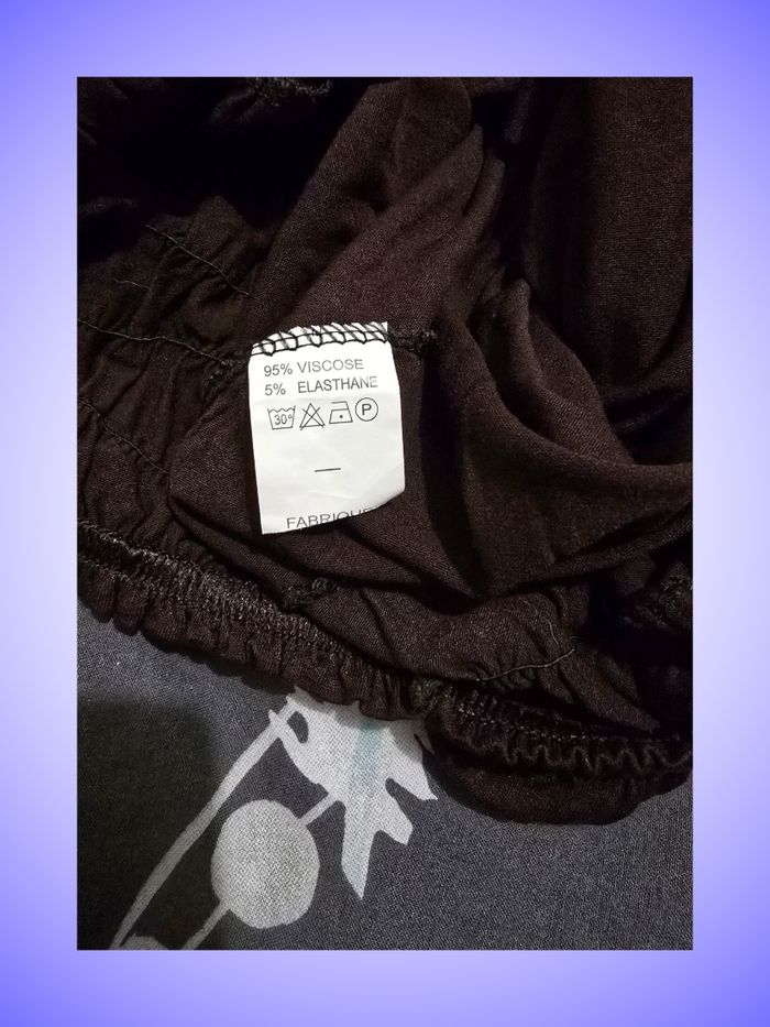 Pantacourt Ample Jambes Larges Marron Taille Unique Sans Marque - photo numรฉro 3