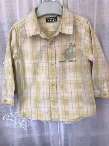 Très jolie chemise à carreaux 2  ans tout compte fait