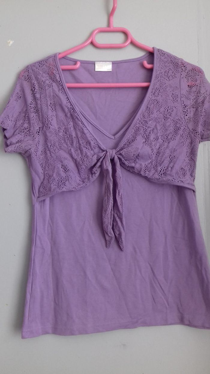 teeshirt mauve vintage