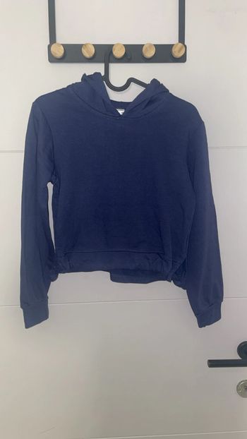 Sweat à capuche bleu marine – Taille 11 ans