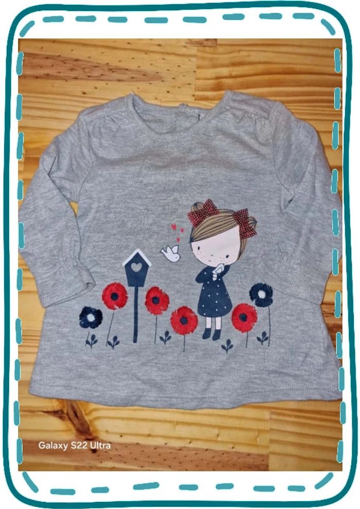 T-shirt manche longue 6 mois