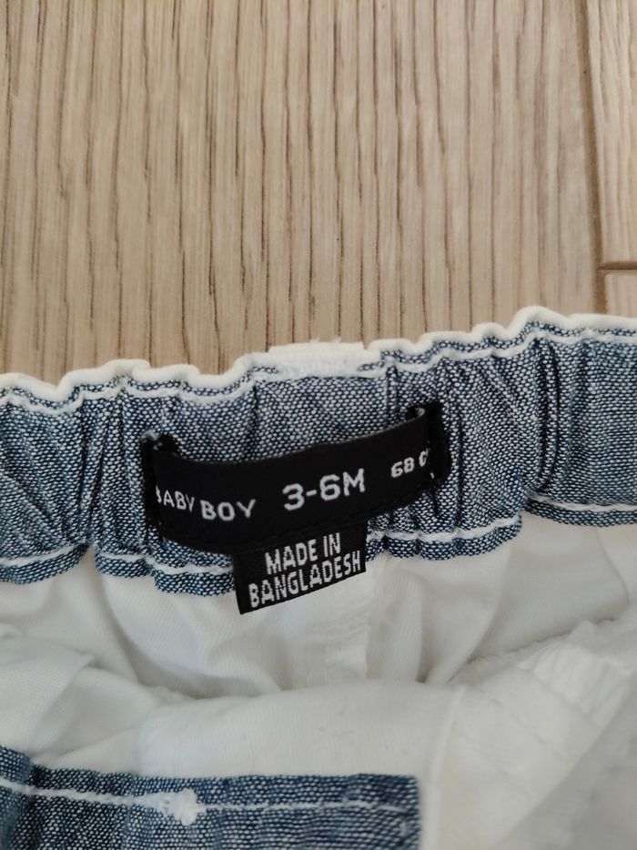 Lot 3 shorts Garçon 6 mois Obaïbi DPAM Primark - photo numéro 3