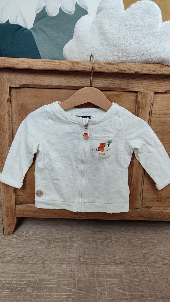 Gilet zippé sergent major 9 mois