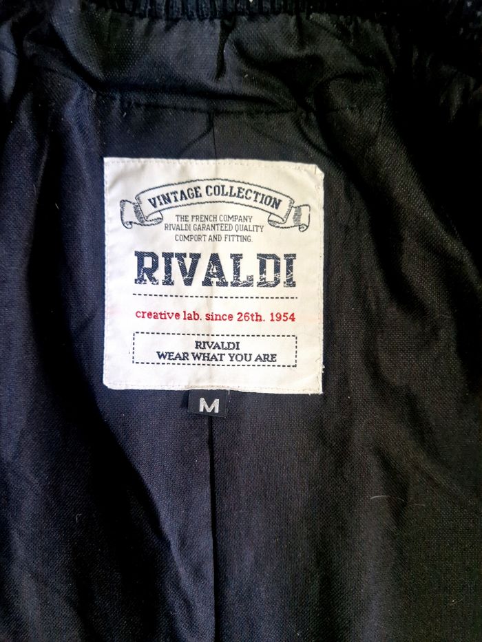 Manteau trench , homme , Rivaldi , taille M , noire - photo numéro 7