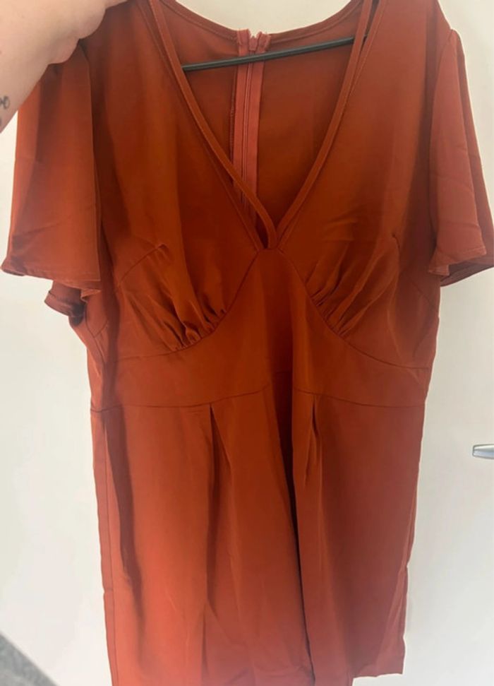 Combishort couleur brique taille 1XL