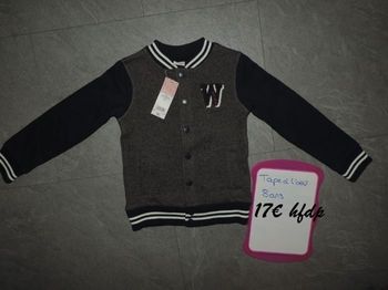 Veste tape à l'oeil taille 8 ans neuve