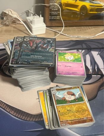 Lot 400 cartes Pokémon Ev08/Ev09/Ev10