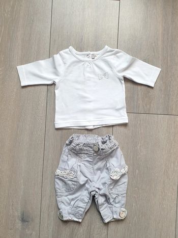 Ensemble 2 pieces. Fille naissance. Marque Orchestra/ Tape à l'oeil