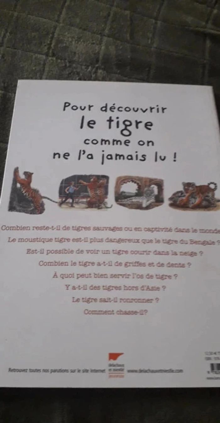 Superbe lot d' ouvrages animalier / Le Tigre / L' éléphant / Jeunesse. - photo numéro 5