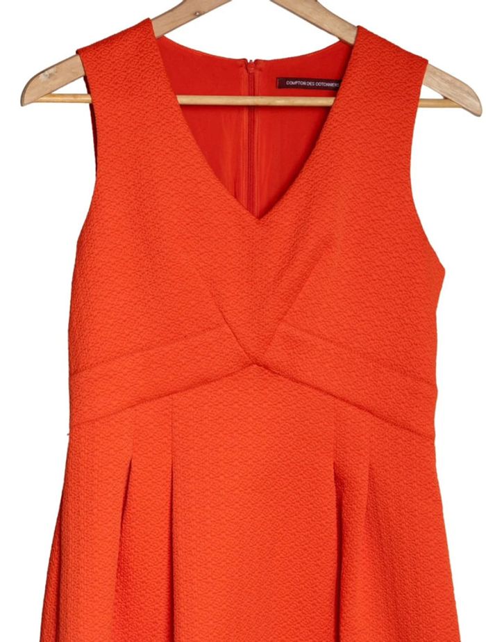 🍊 Robe orange Comptoir des Cotonniers – taille 38 - photo numéro 3