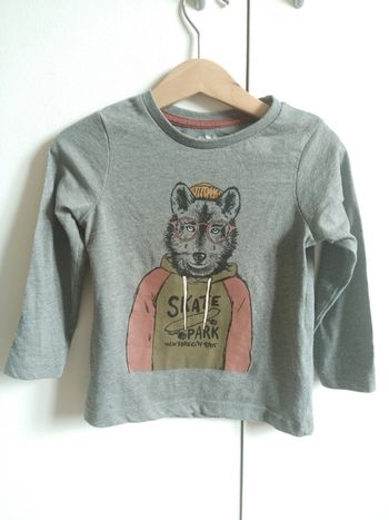 T shirt gris Skate Vertbaudet