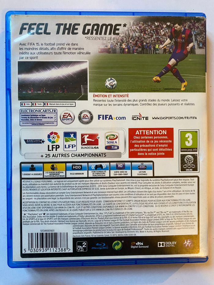 Fifa 15 ps4 - photo numéro 2