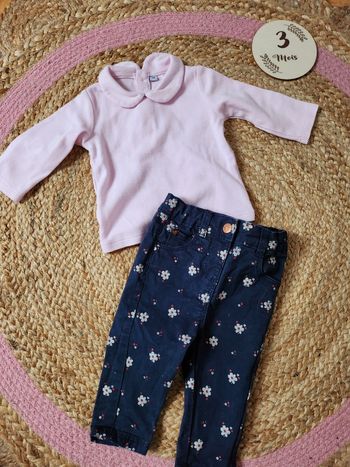 Ensemble tshirt + pantalon 🌸
