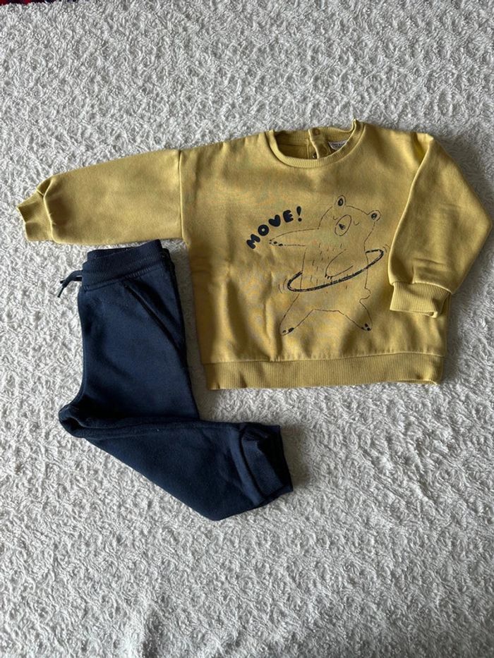 Ensemble sweat et jogging bébé garçon T18 mois - TAO - photo numéro 3