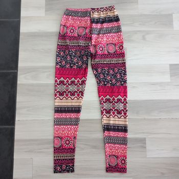 Pantalon legging femme à motifs taille 38