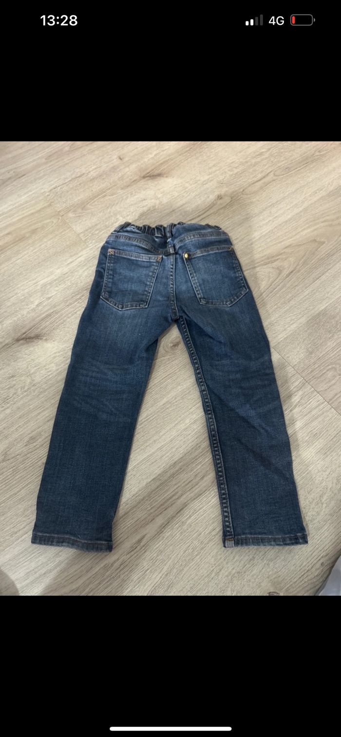 Jean effet délavé aux cuisses - photo numéro 2