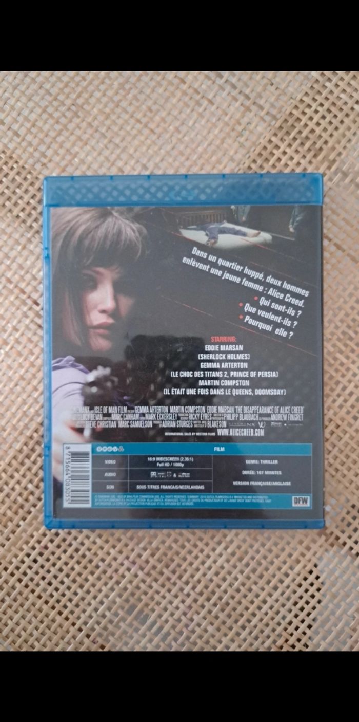 blu-ray la disparition d'Alice creed - photo numéro 2