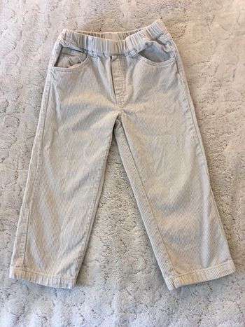 Pantalon velours crème - Kidkanaï - 4 ans