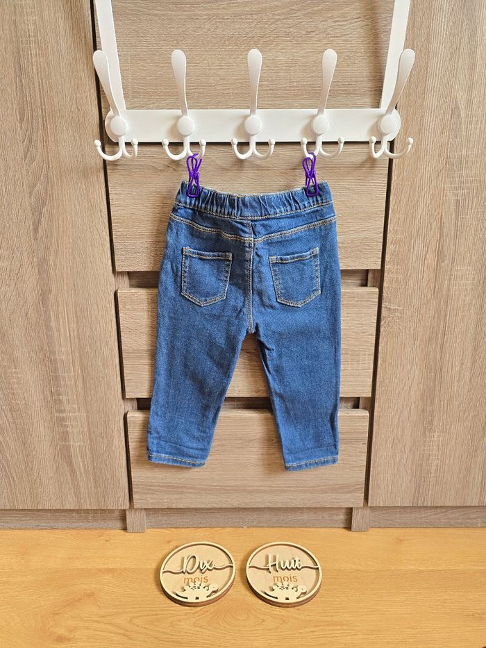 Vêtement Bébé Fille - Jeans - Tex Baby - 18 mois - photo numéro 4