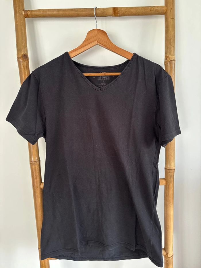 T-shirt noir basic taille L