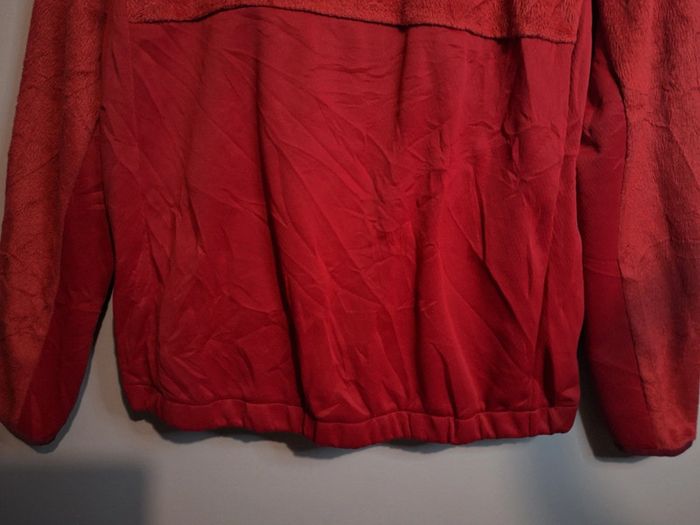 Polaire adidas bi matière rouge femme - taille S - photo numéro 8
