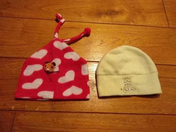 Lot de 2 bonnets