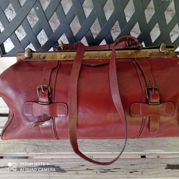 Sac de voyage type Médecin en cuir Katana