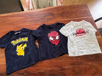 Lot tee shirt 6 ans garçon