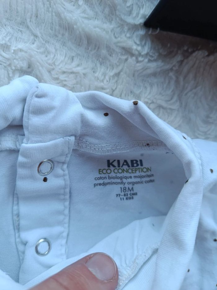 Lot de 2 sous pull col roulé Fille 18 mois cœur pois Kiabi - photo numéro 6