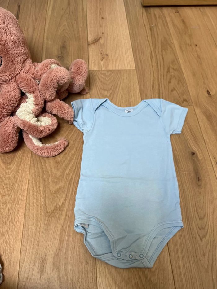 Lot de 3 bodies manches courtes - Petit bateau