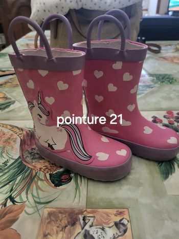 Bottes de pluie licorne pointure 21