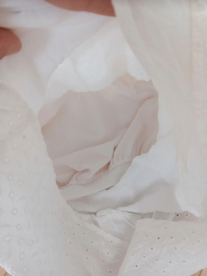 Top femme s épaule dénudée type broderie anglaise c84 - photo numéro 13