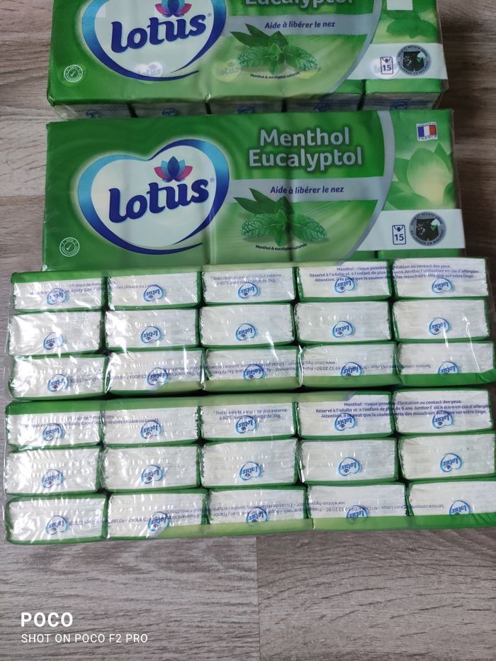 Mouchoirs  lotus - photo numéro 3