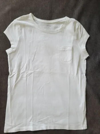 T-shirt MC blanc 12 ans