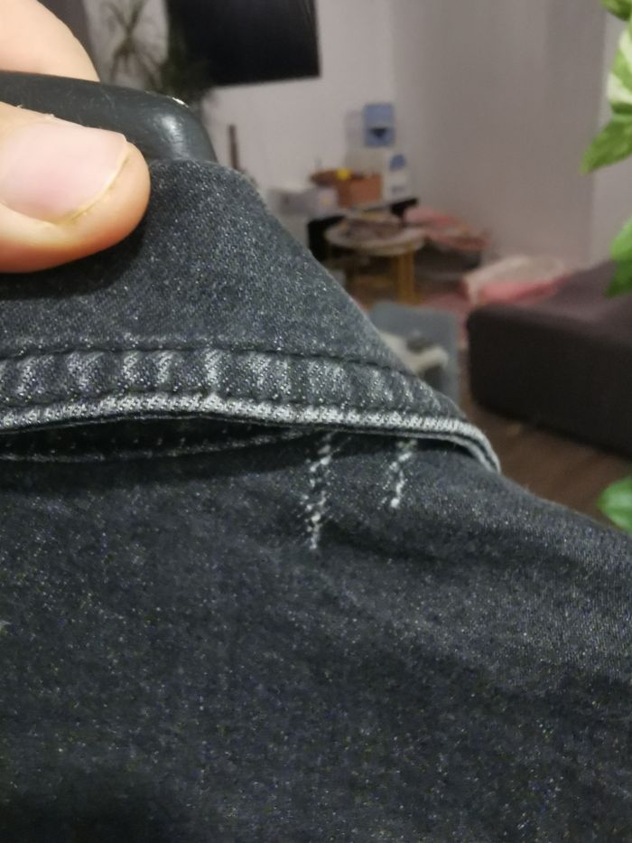 Veste jean noir XL - photo numéro 7