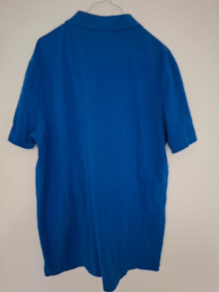Polo lacoste bleu taille 5 (L) - photo numéro 4