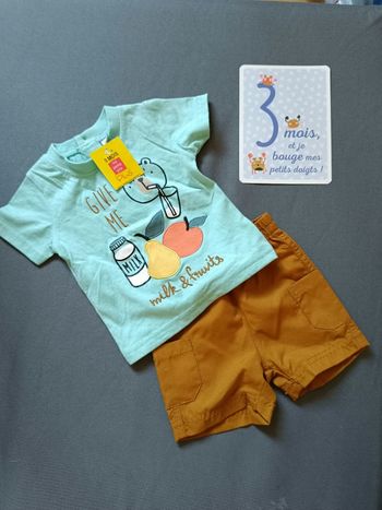 Ensemble été neuf 🦕 Taille 3 mois