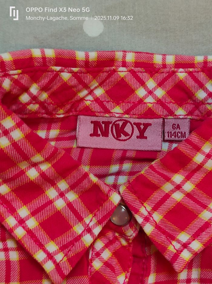 Chemise  6ans/114cm NKY Réduction jusqu'à -70% - photo numéro 2
