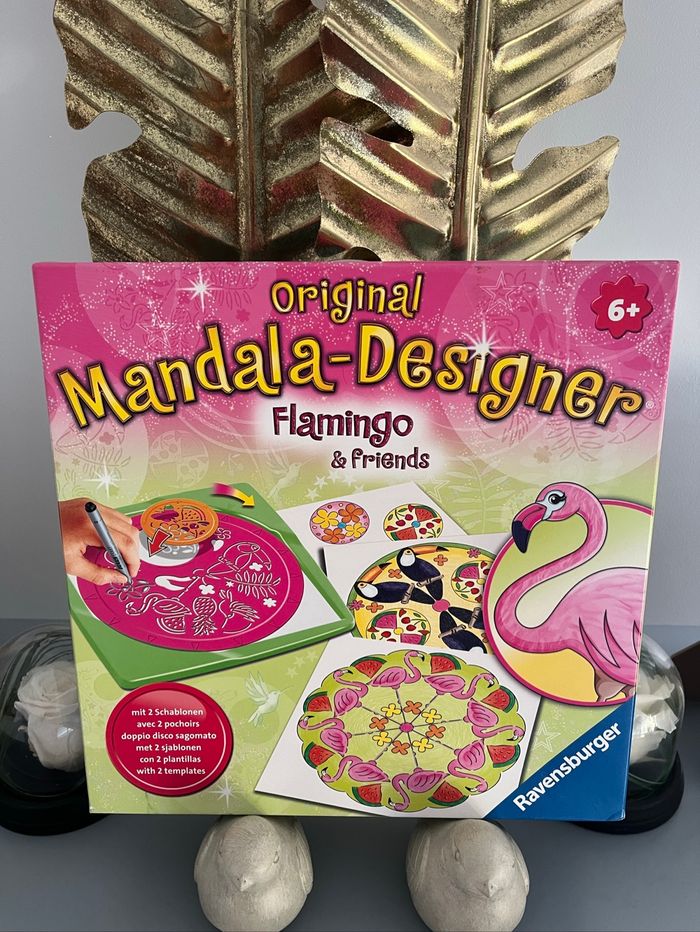 Mandala designer flamingo