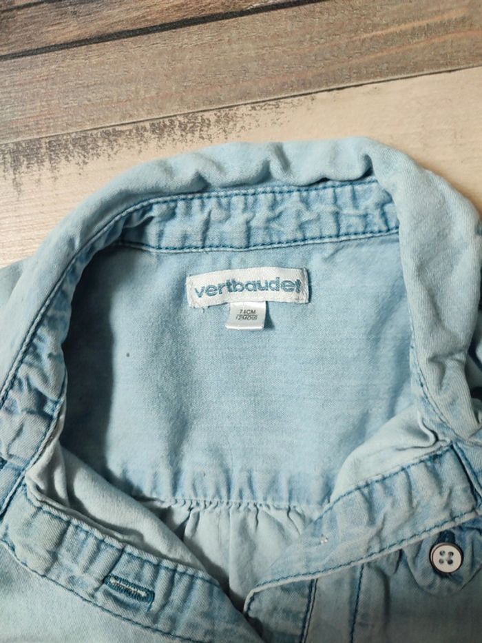 Chemise en jean Vertbaudet - photo numéro 4
