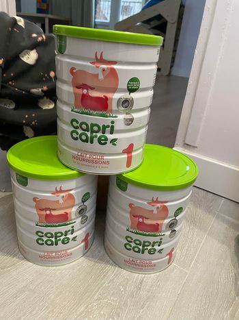 Lot de 3 boites Capricare 1er âge 