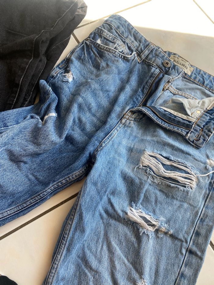 Jean pull and bear déchiré, taille 36 - photo numéro 4